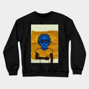 Indulge in NFT Character - FemaleMask Expressionist with Cartier Theme on TeePublic Crewneck Sweatshirt